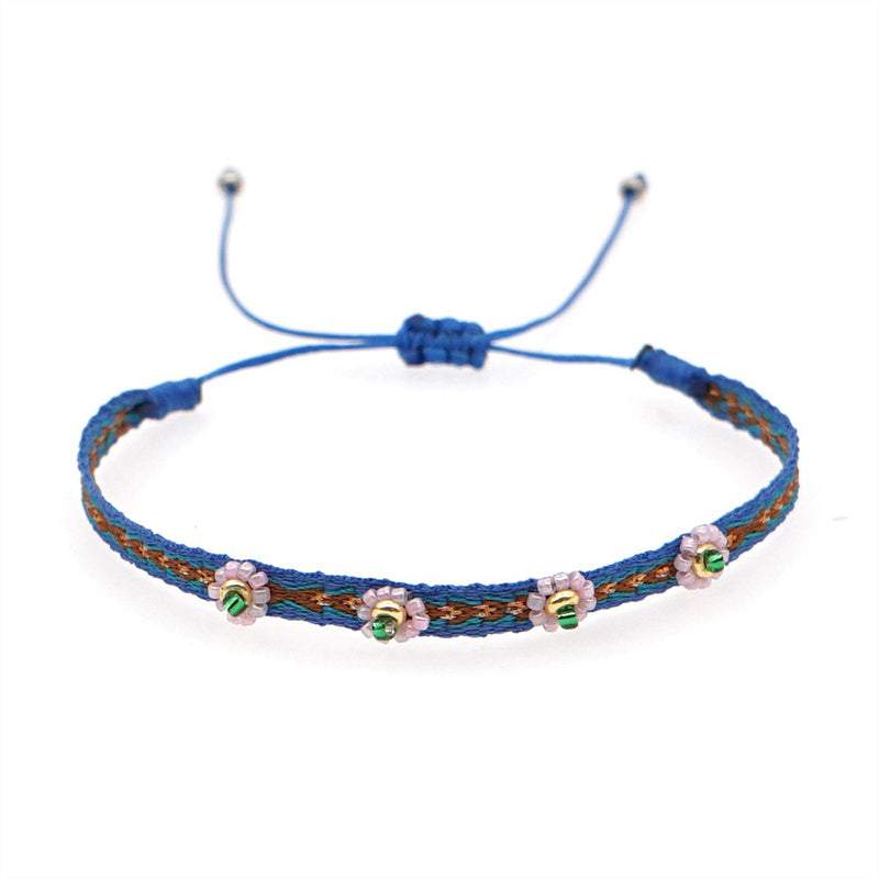 Venta al por Mayor Pulsera Cristal Vintage Español Étnico Arte Bohemio OLY-BT-GBH005